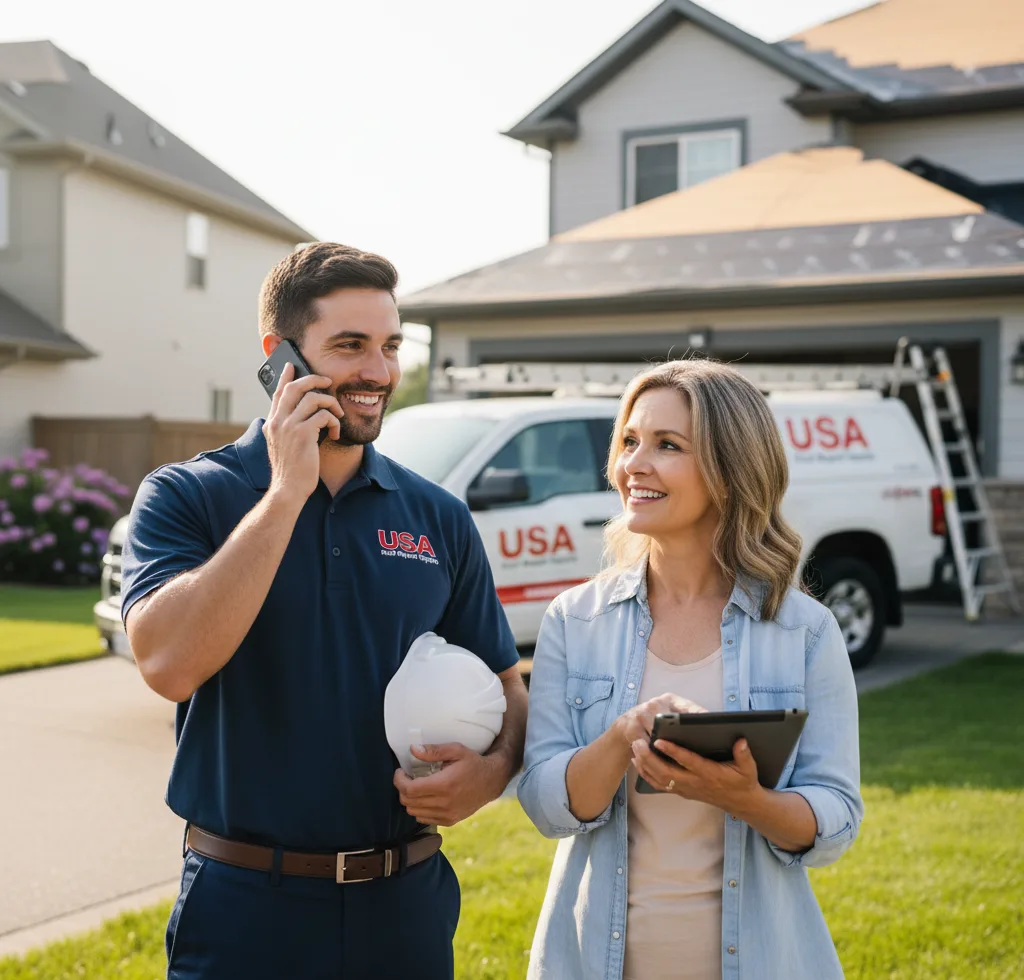 USA Roof Repair Experts customer support in Logansport
